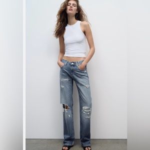 Zara Ripped Jeans Size 2
